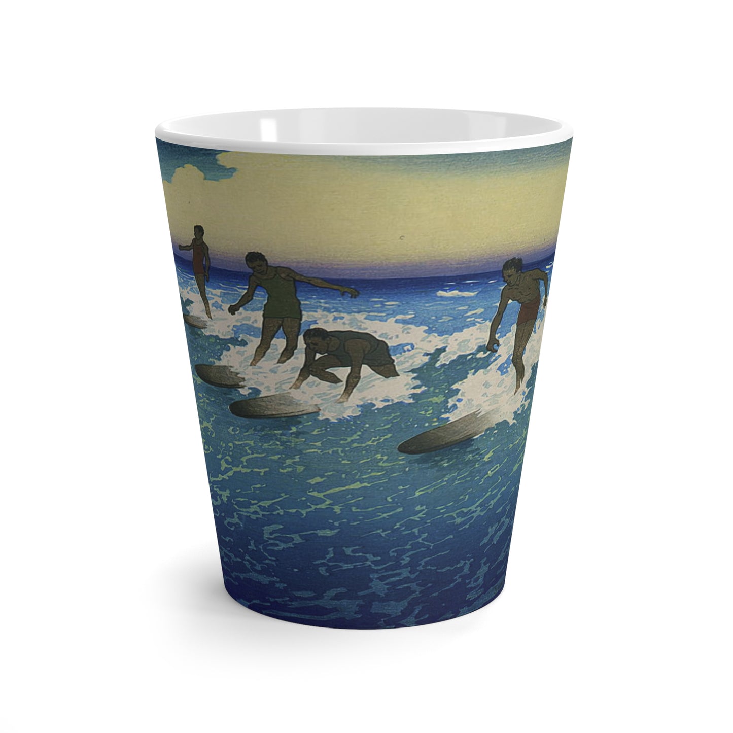 Vintage Surfers Latte Mug