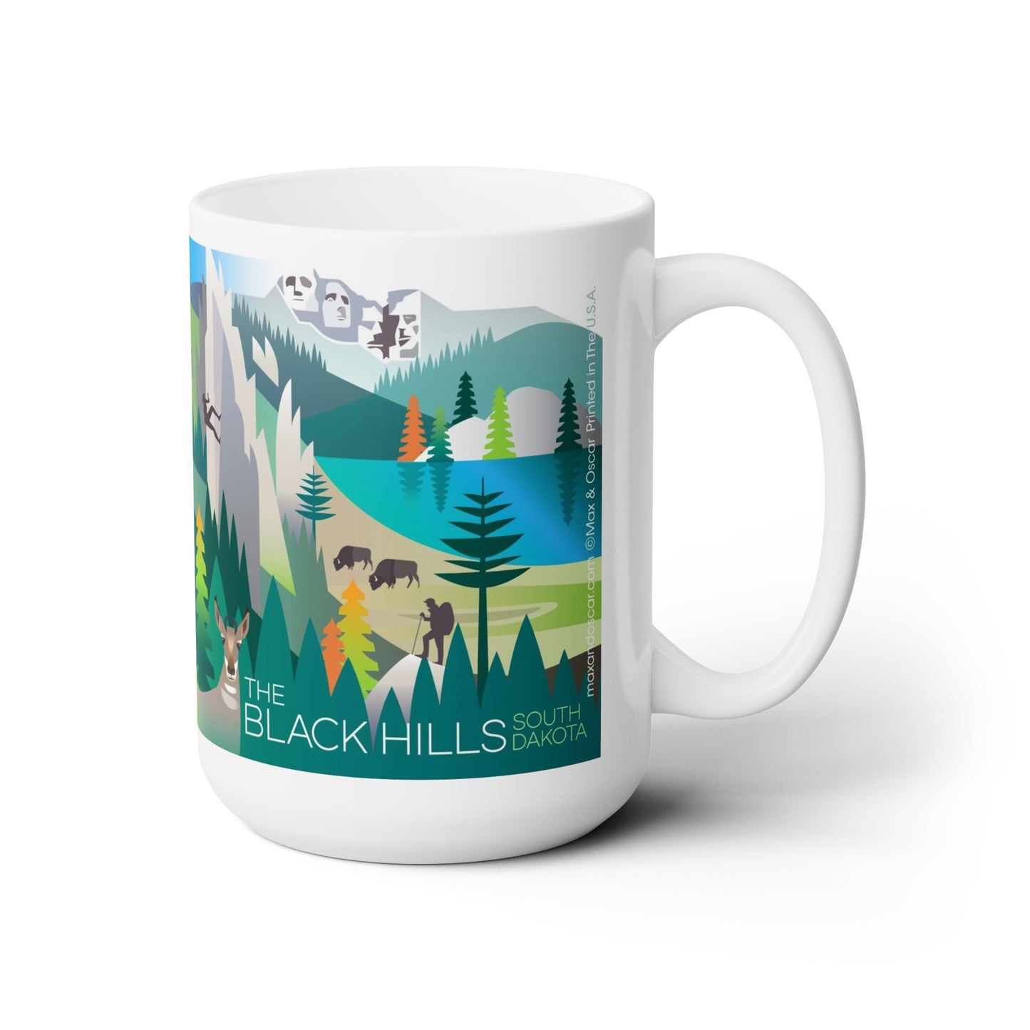 Tasse en céramique Black Hills 11oz ou 15oz 