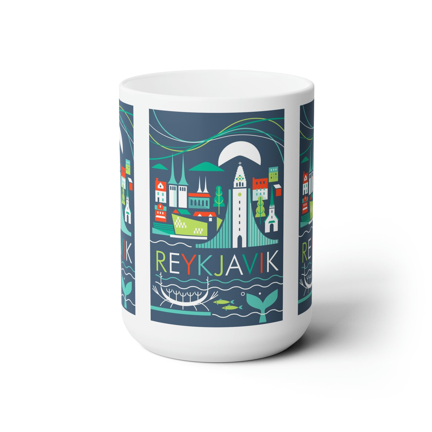 Reykjavik Ceramic Mug 11oz or 15oz
