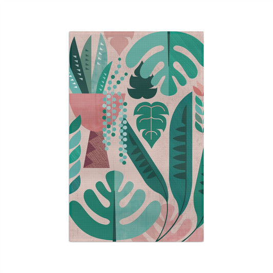 Dusky Garden Microfiber Tea Towel