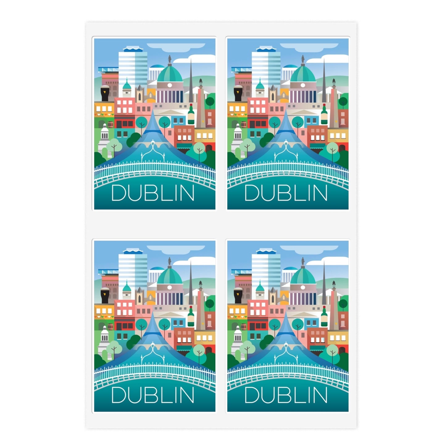 Dublin Sticker Sheet
