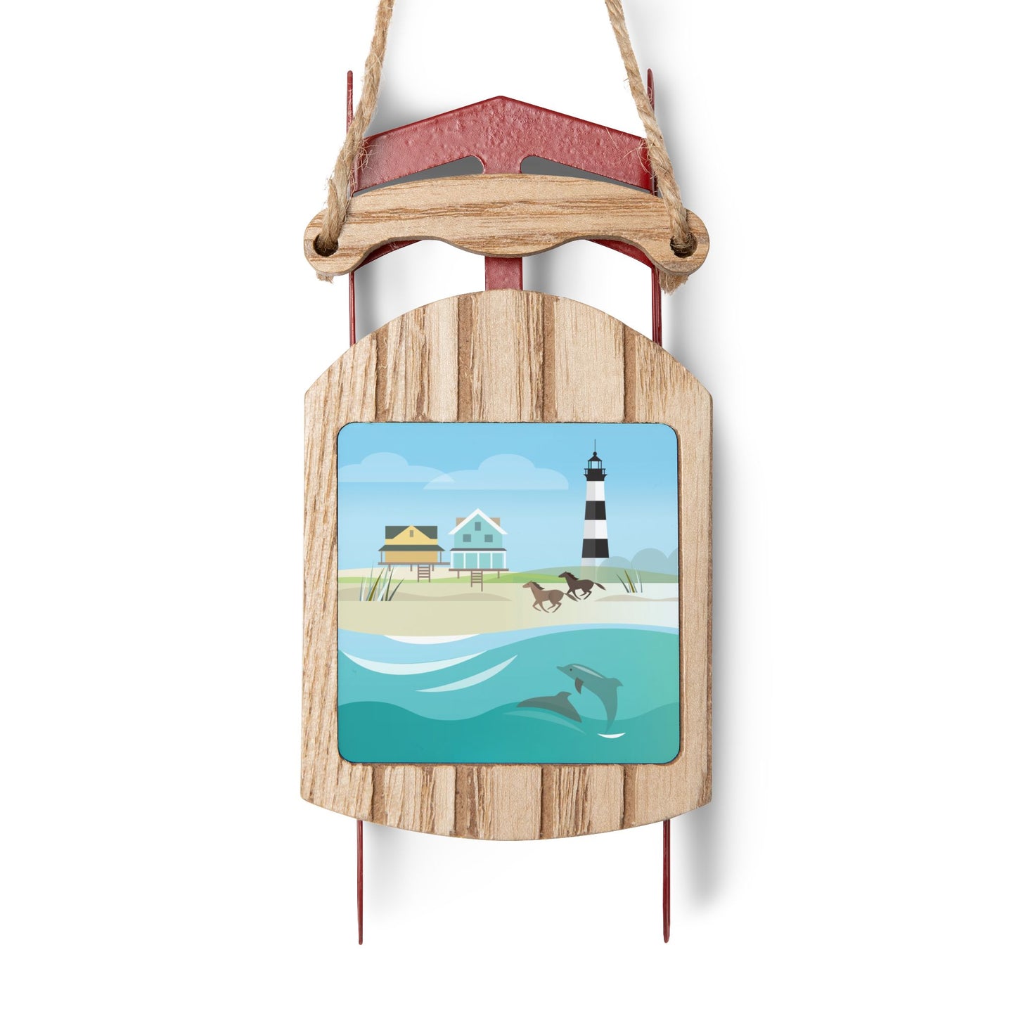 Outer Banks Sled Ornament