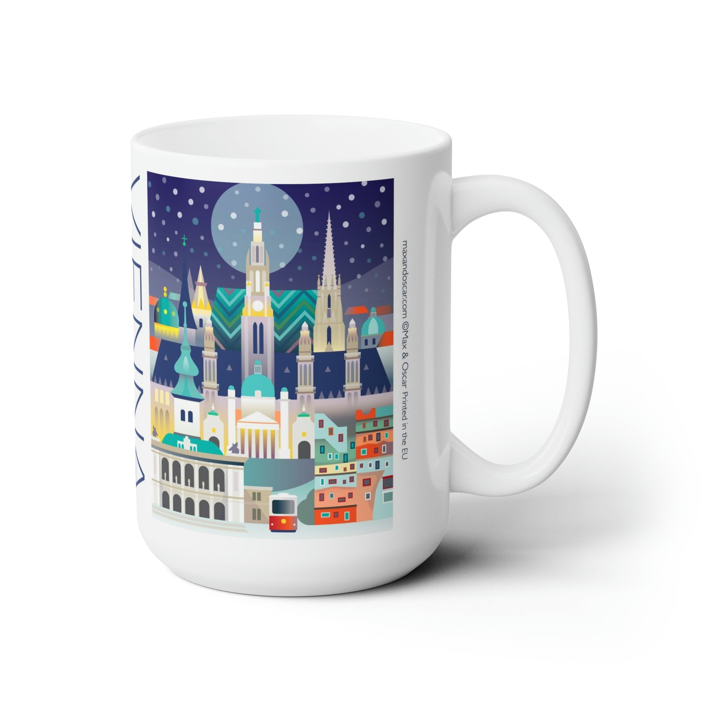 Vienna Ceramic Mug 11oz or 15oz