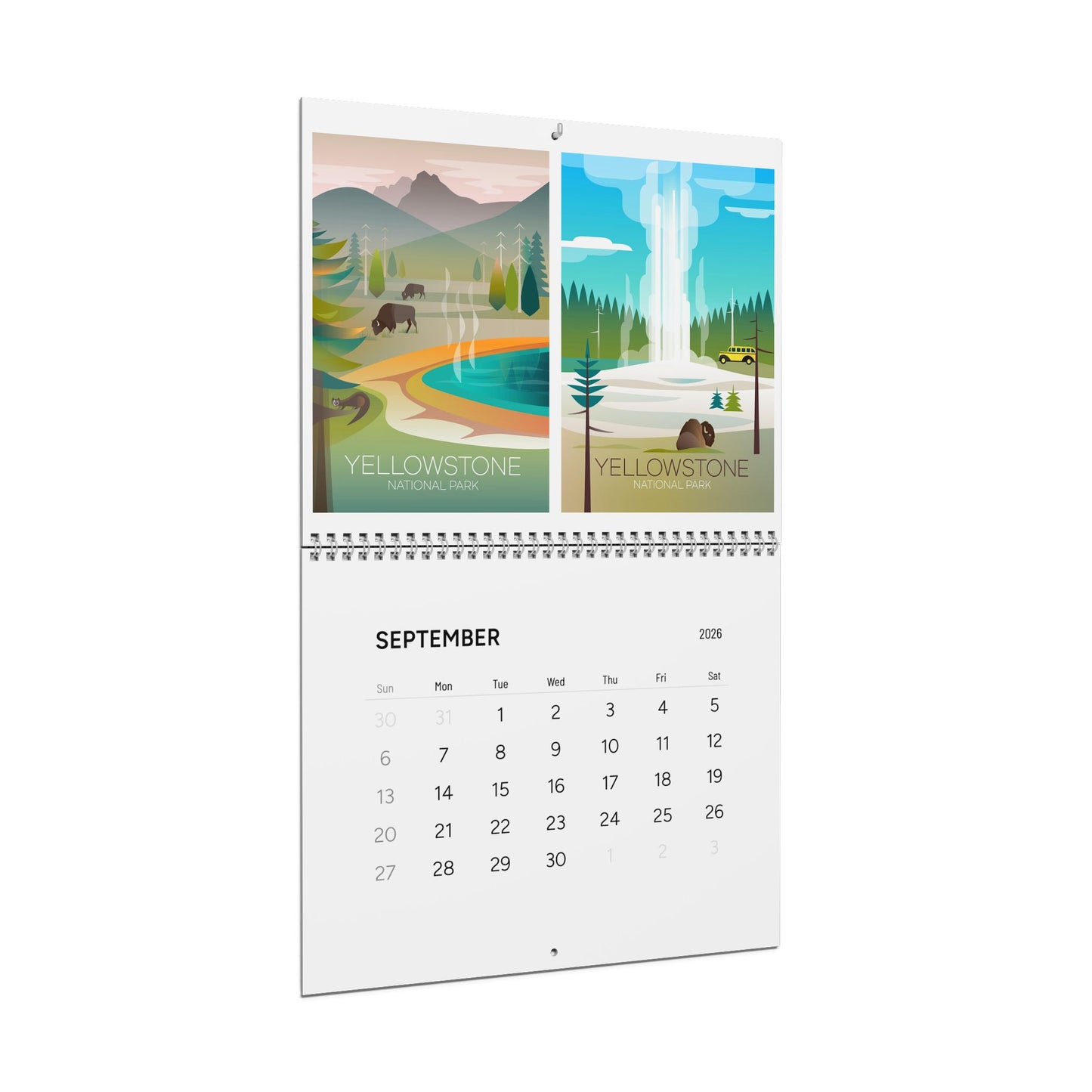 2026 US National Parks Wall Calendar