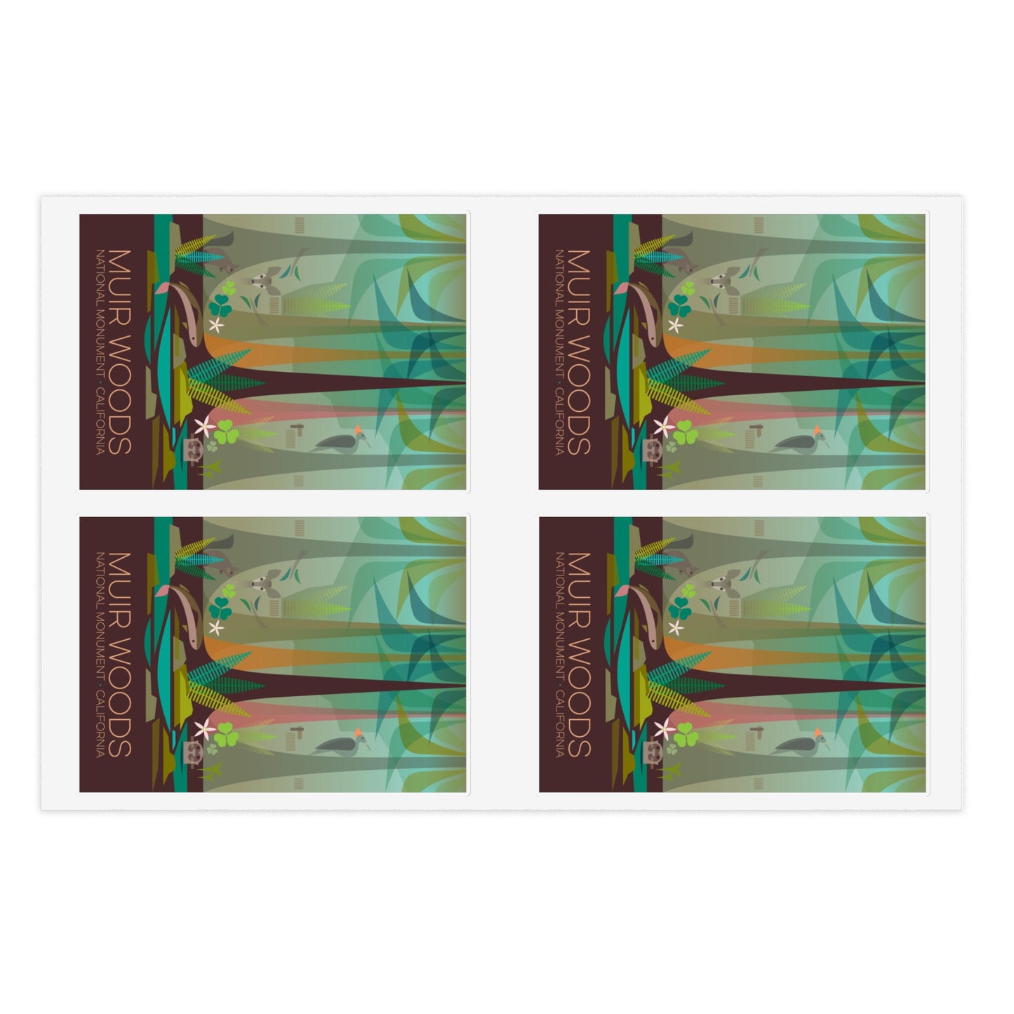 Muir Woods National Monument Sticker Sheet