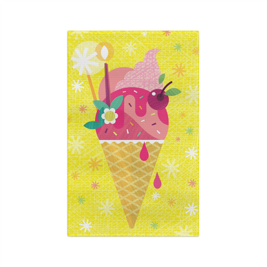 Ice Cream Microfiber Tea Towel