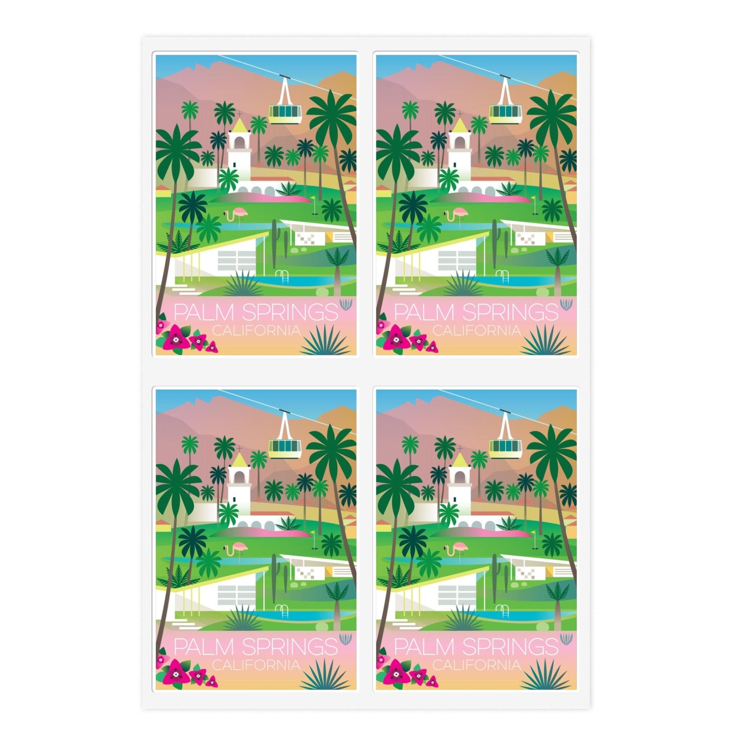 Palm Springs Sticker Sheet
