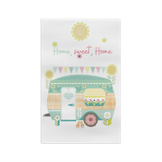Home Sweet Home Caravan Microbfiber Tea Towel