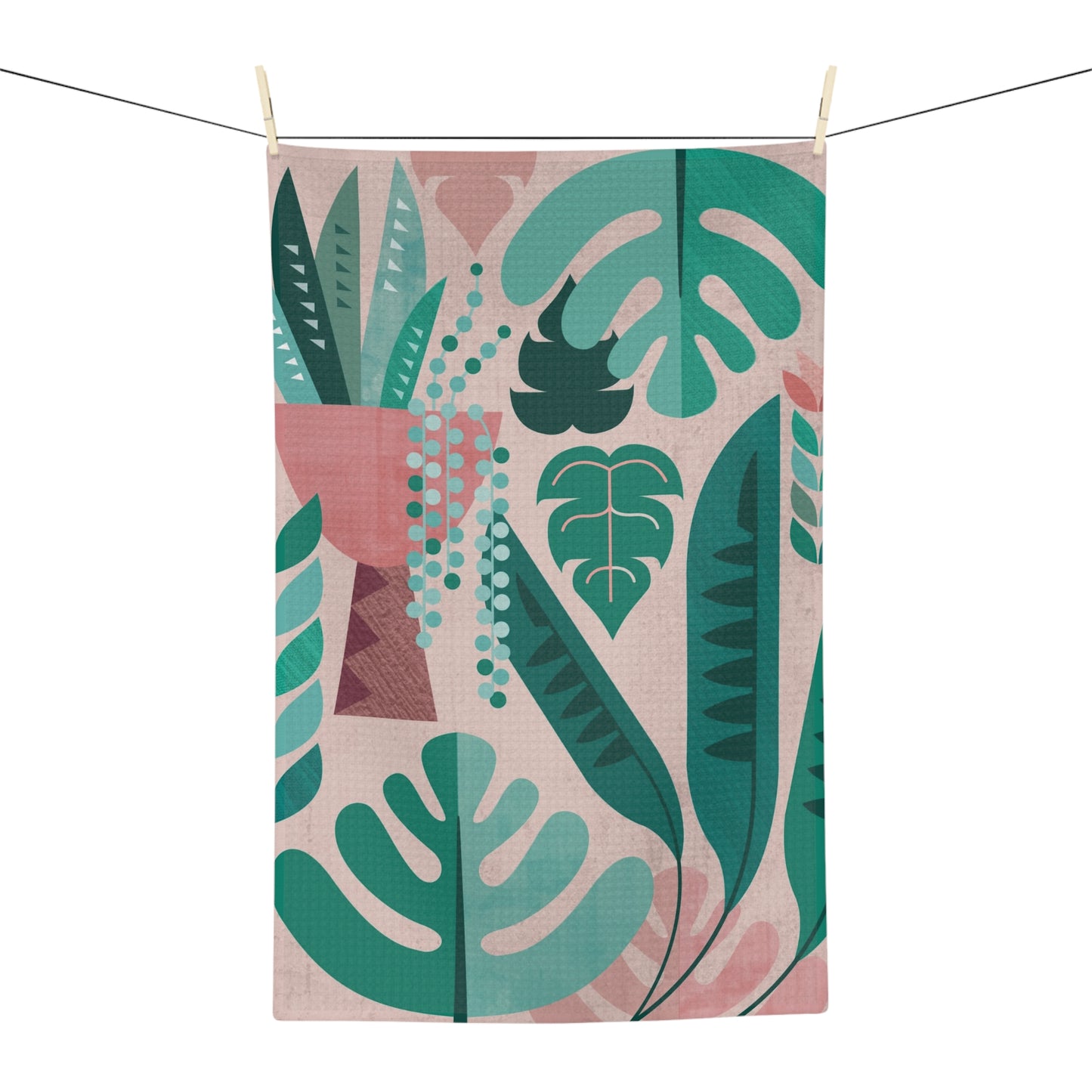 Dusky Garden Microfiber Tea Towel