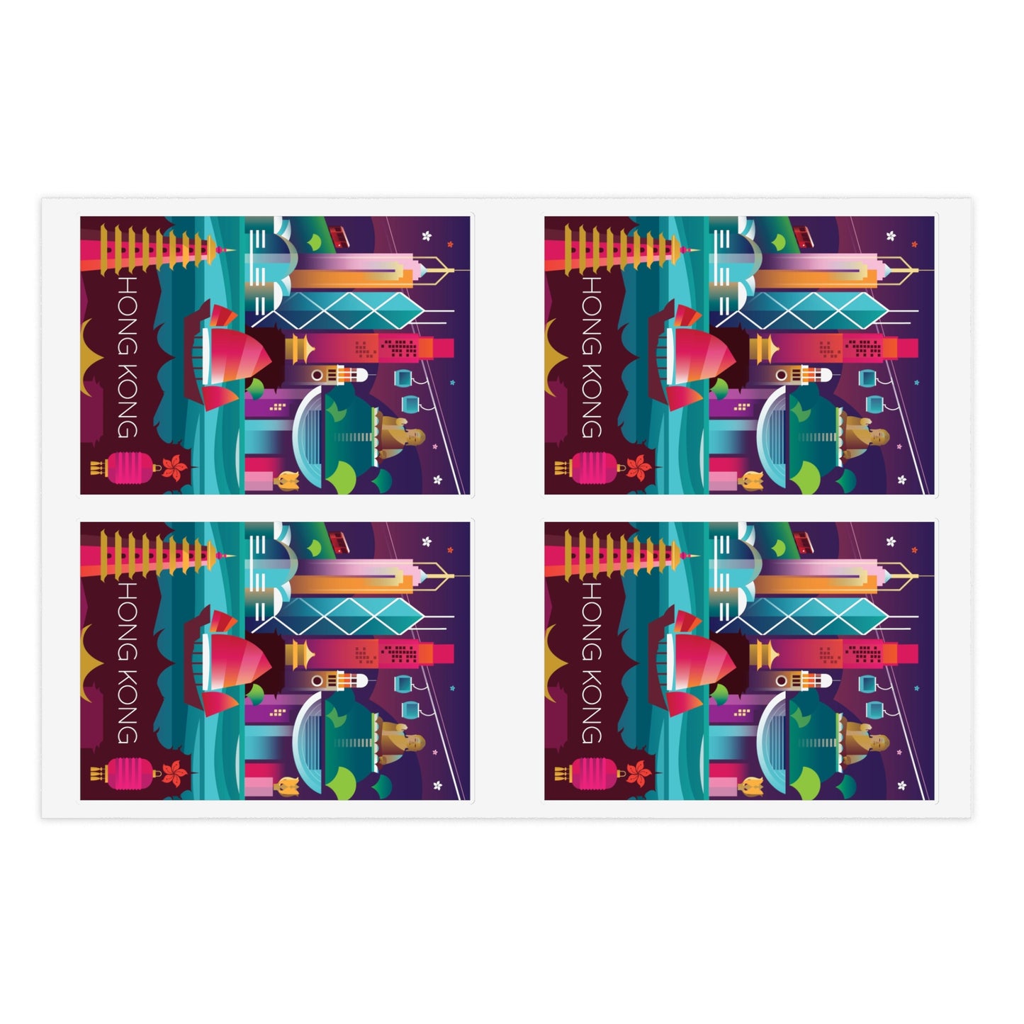 Hong Kong Sticker Sheet