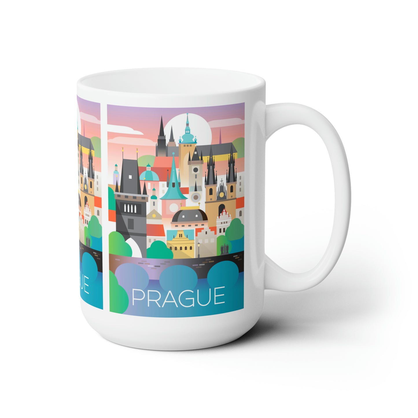 Prague Ceramic Mug 11oz or 15oz