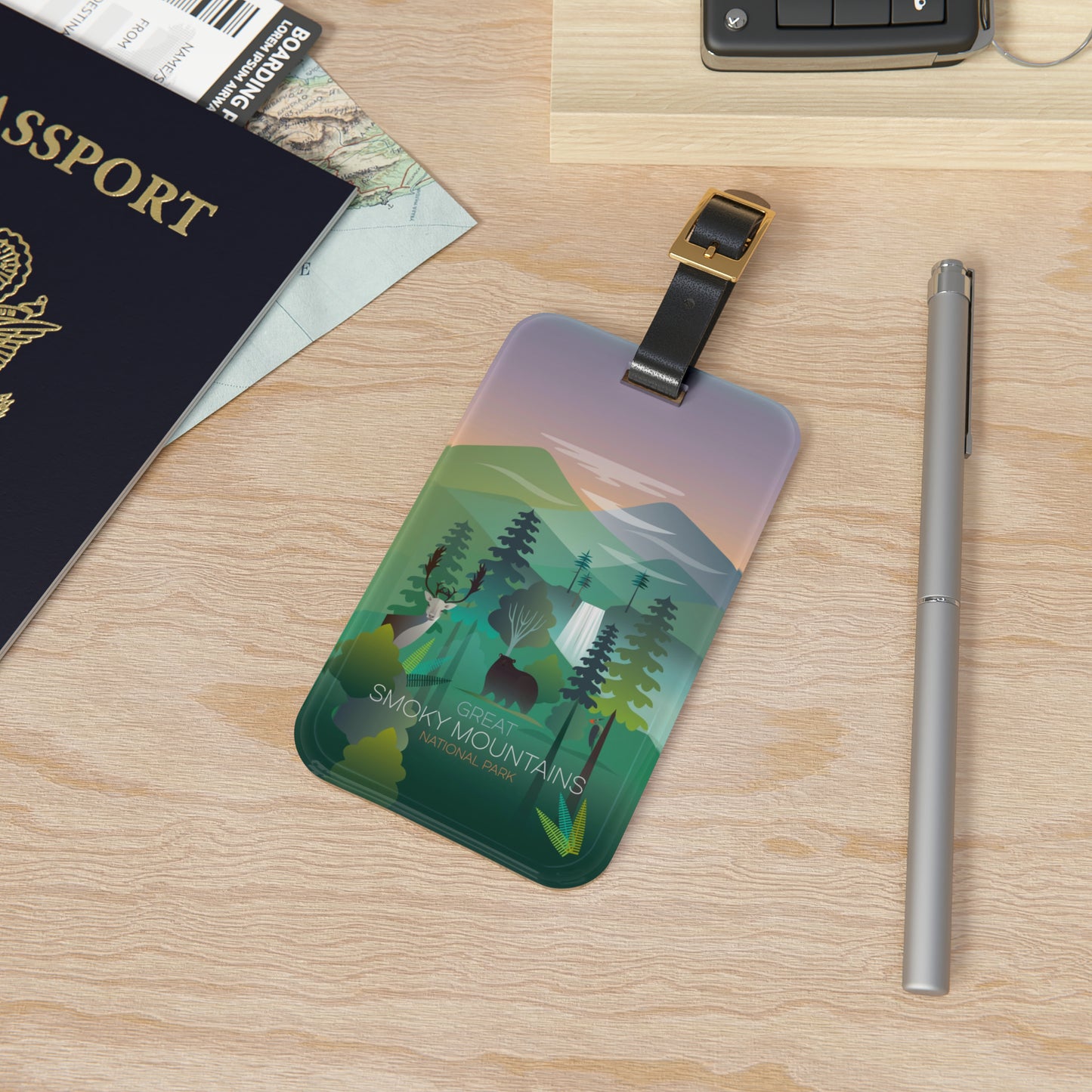 The Great Smoky Mountains Luggage Tag