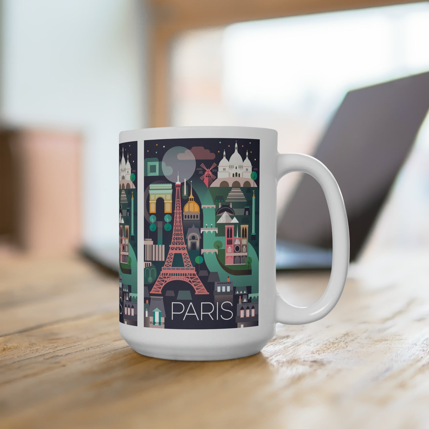 Paris Ceramic Mug 11oz or 15oz
