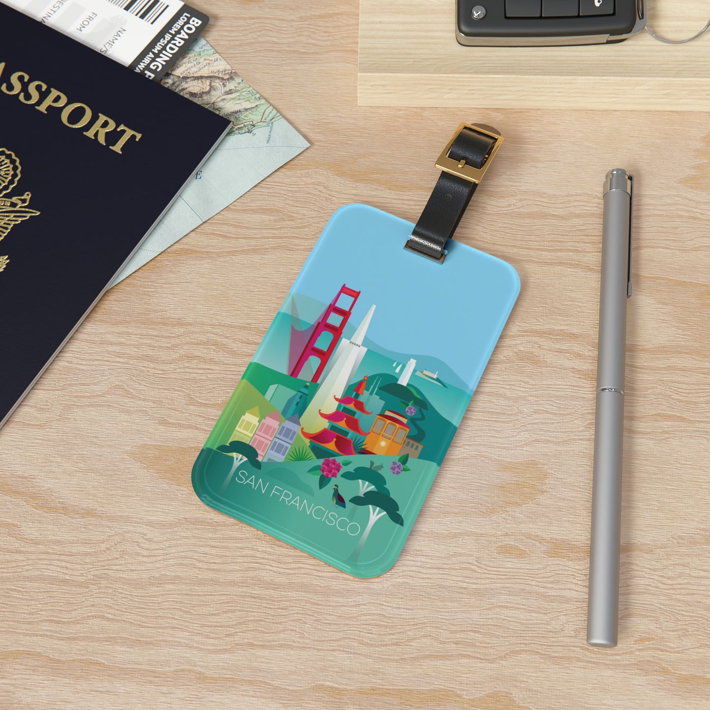 San Francisco Luggage Tag