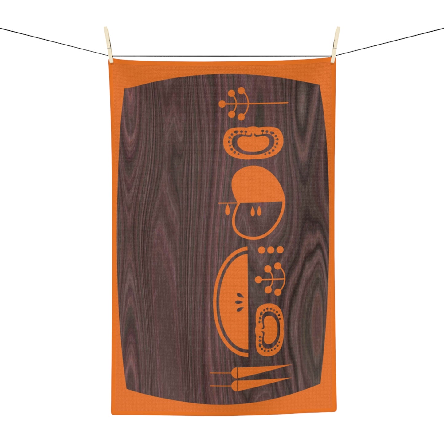 Woodcut Kitchen Tray Tea Towel