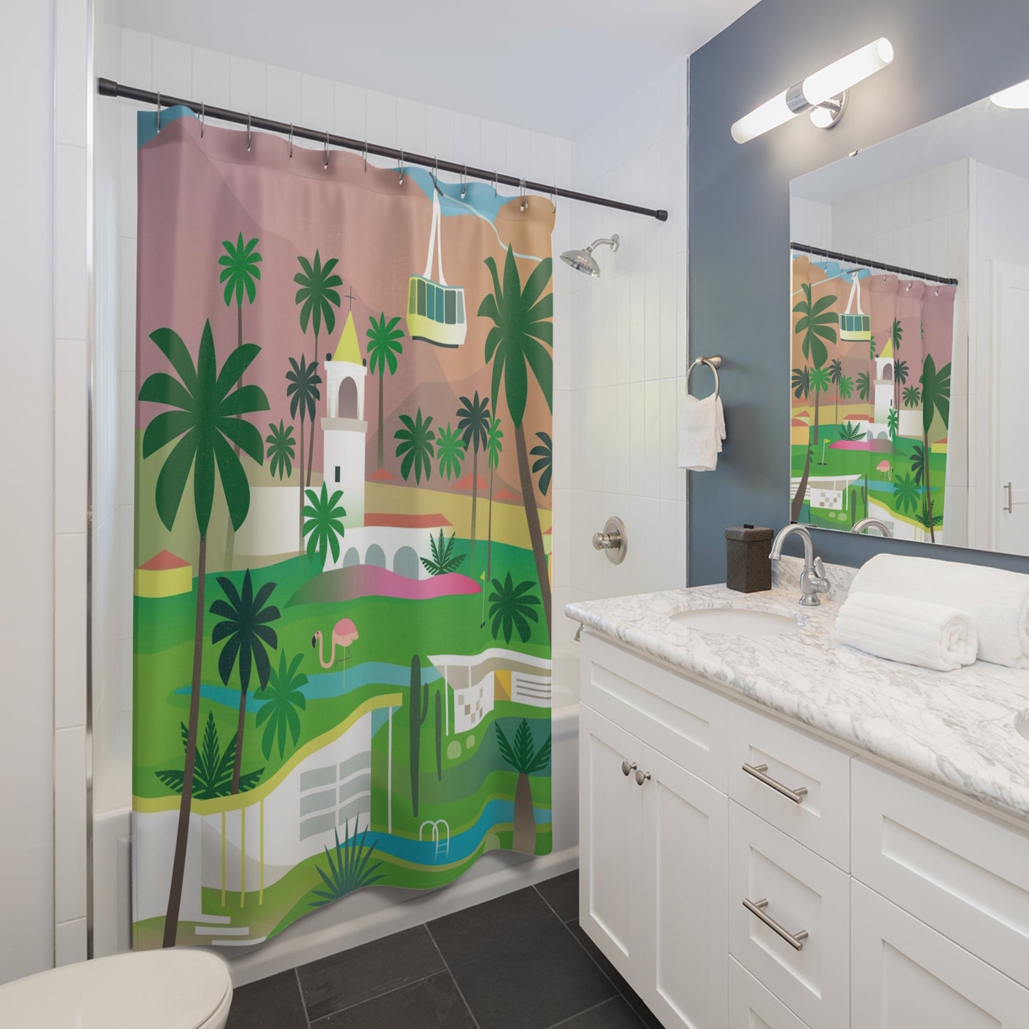 Palm Springs Shower Curtain