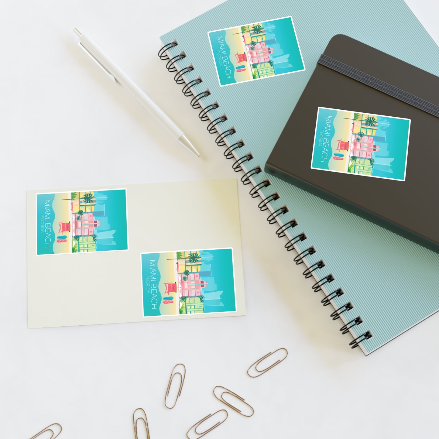 Miami Beach Sticker Sheet
