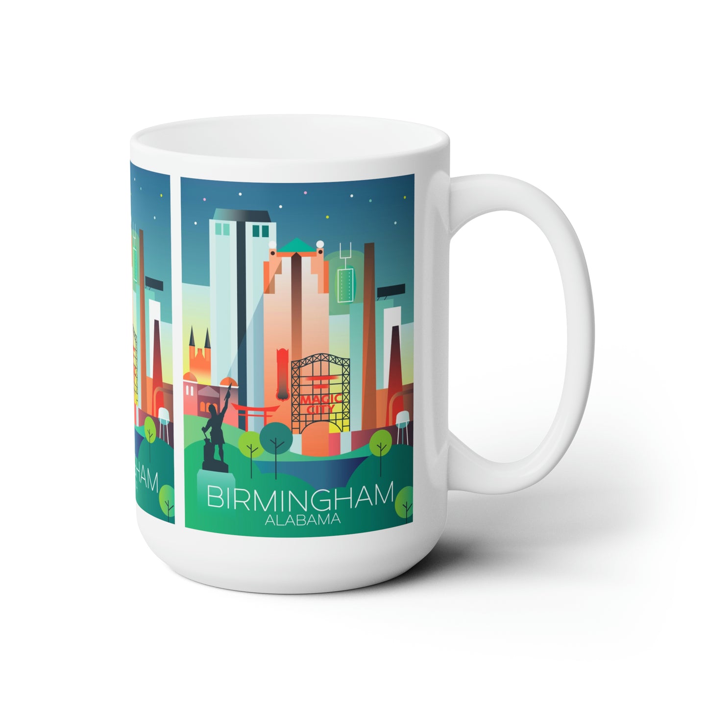 Tasse en céramique Birmingham 11oz ou 15oz 