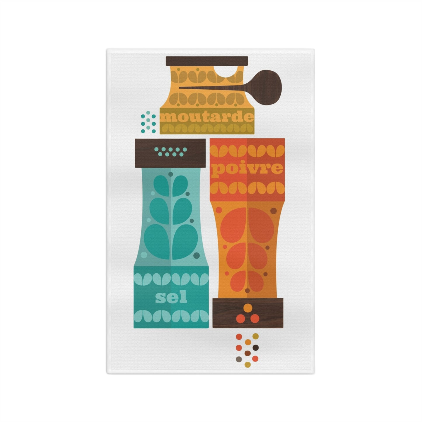 Condiments Microfiber Tea Towel