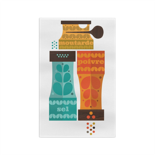Condiments Microfiber Tea Towel