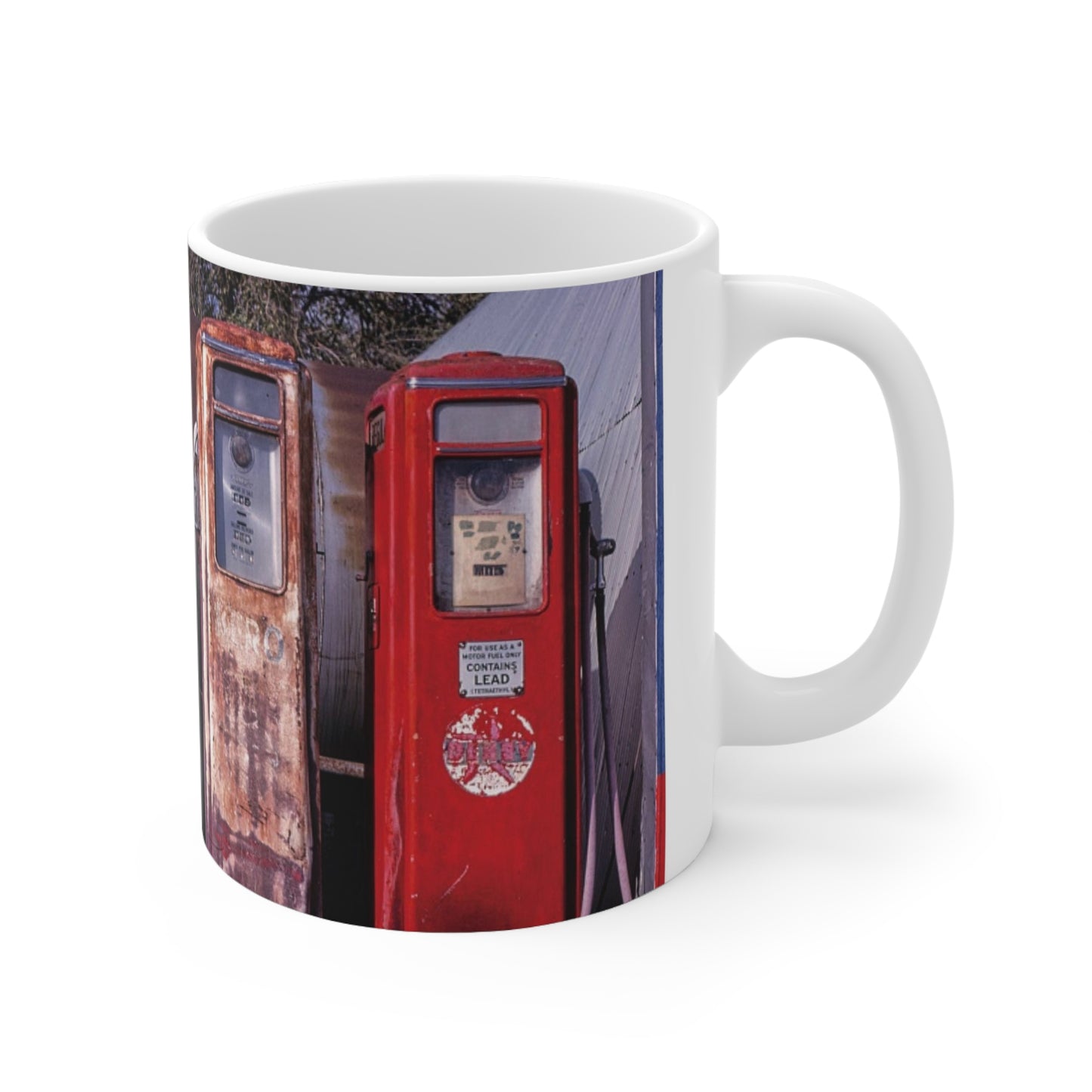 ROADSIDE MUGS - Gas Pumps Ceramic Mug 11oz