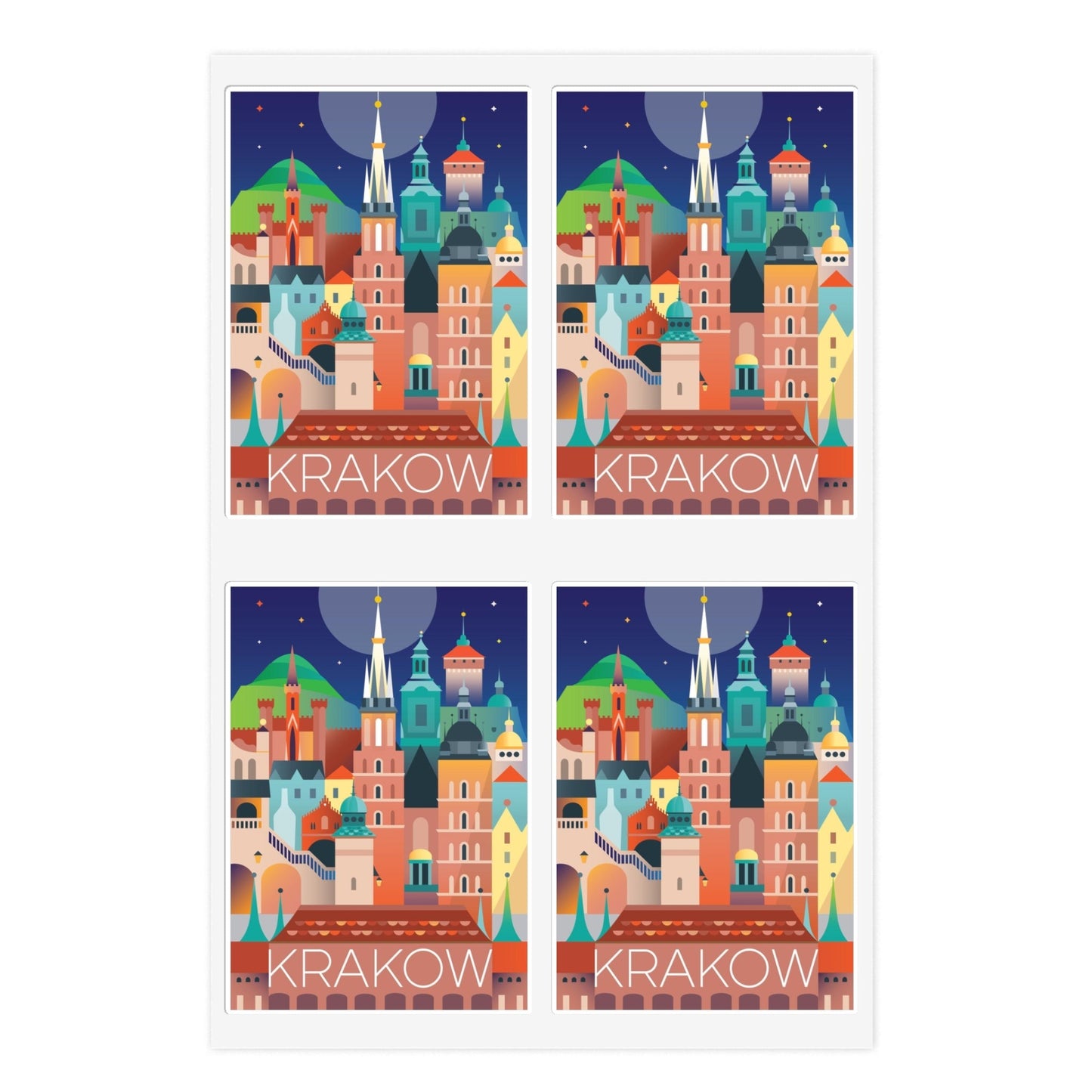 Krakow Sticker Sheet