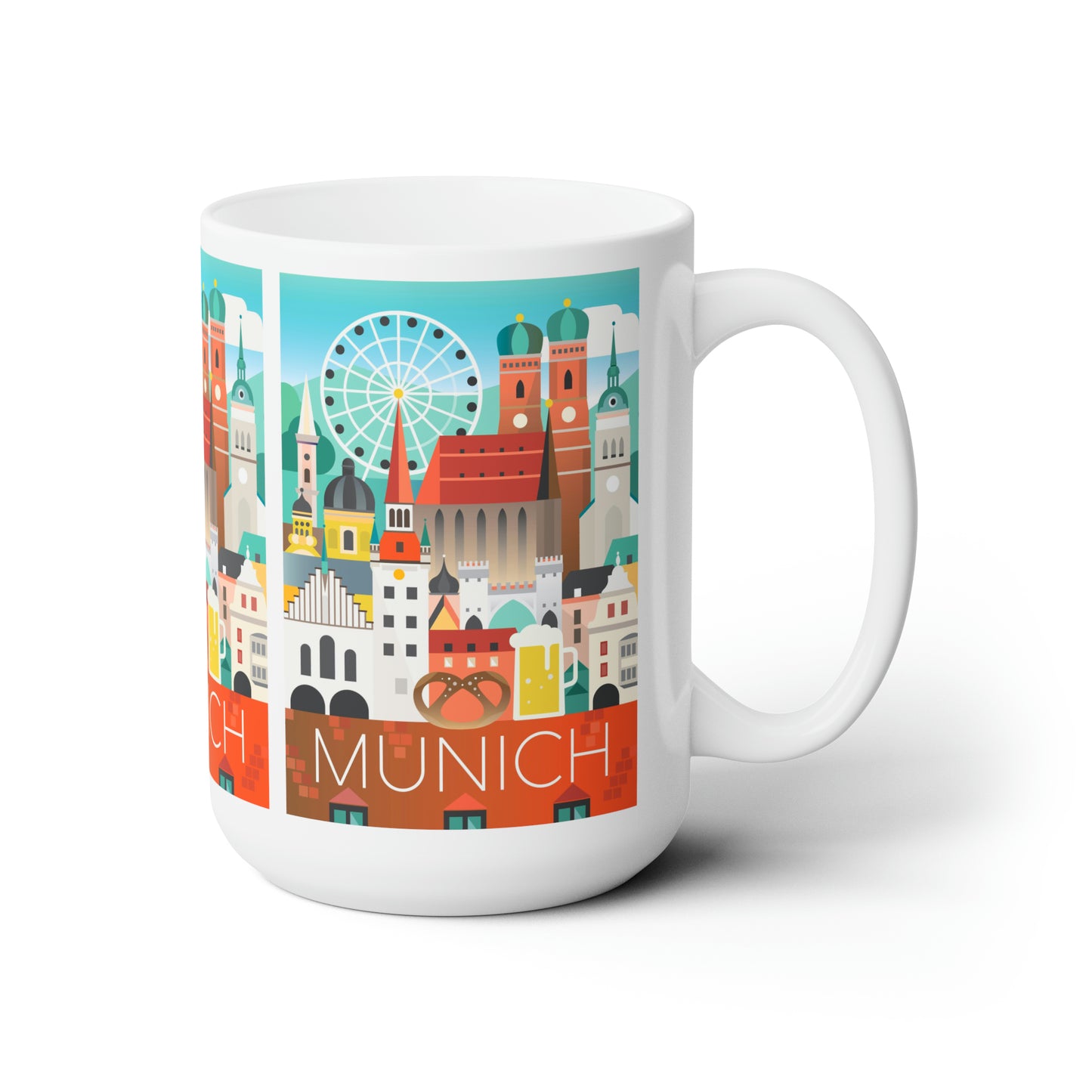 Munich Ceramic Mug 11oz or 15oz