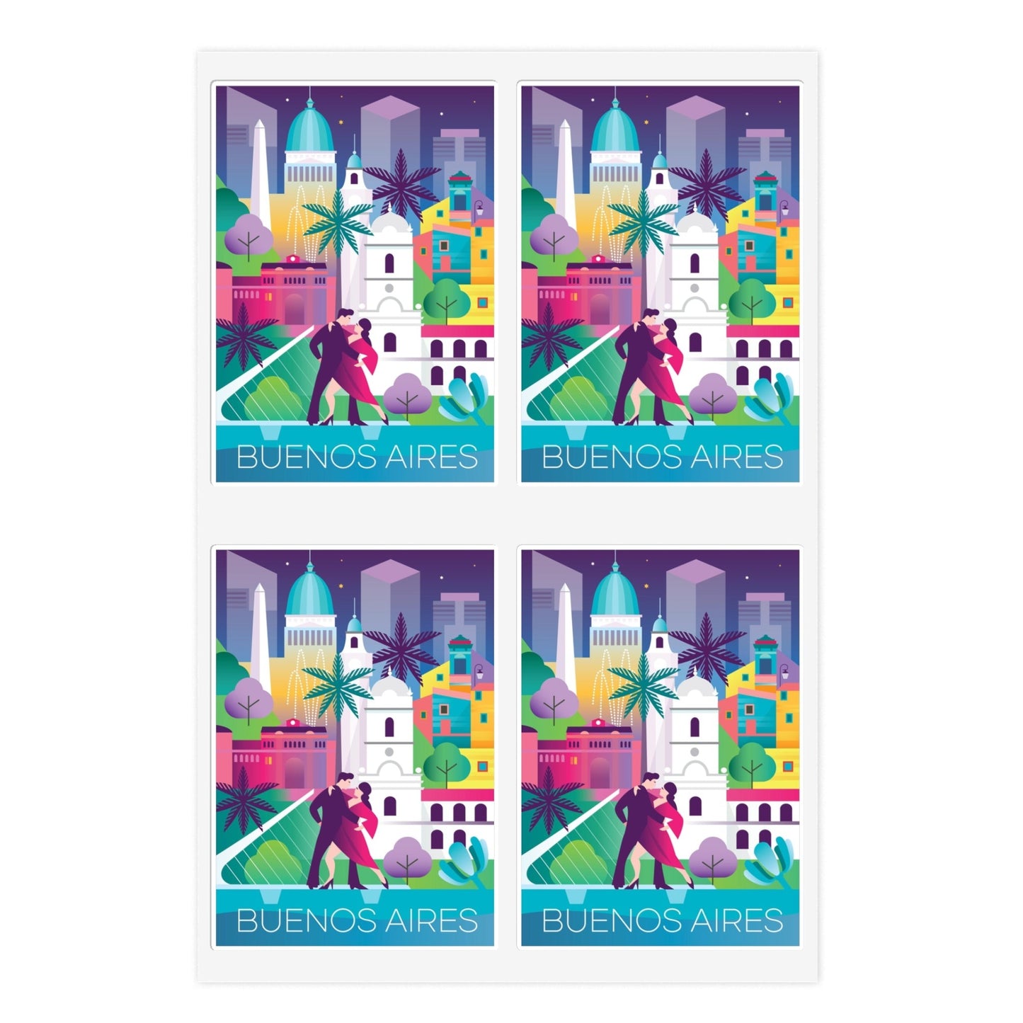 Buenos Aires Sticker Sheet