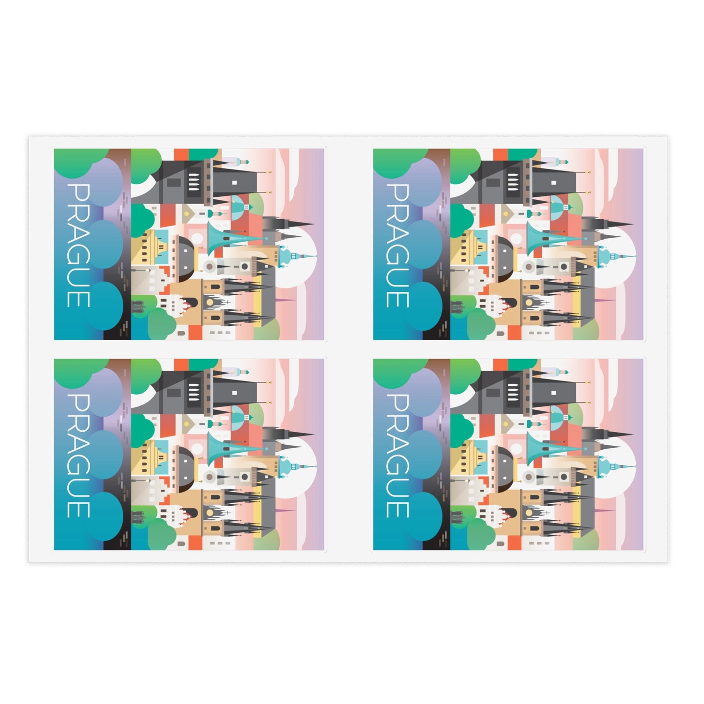 Prague Sticker Sheet