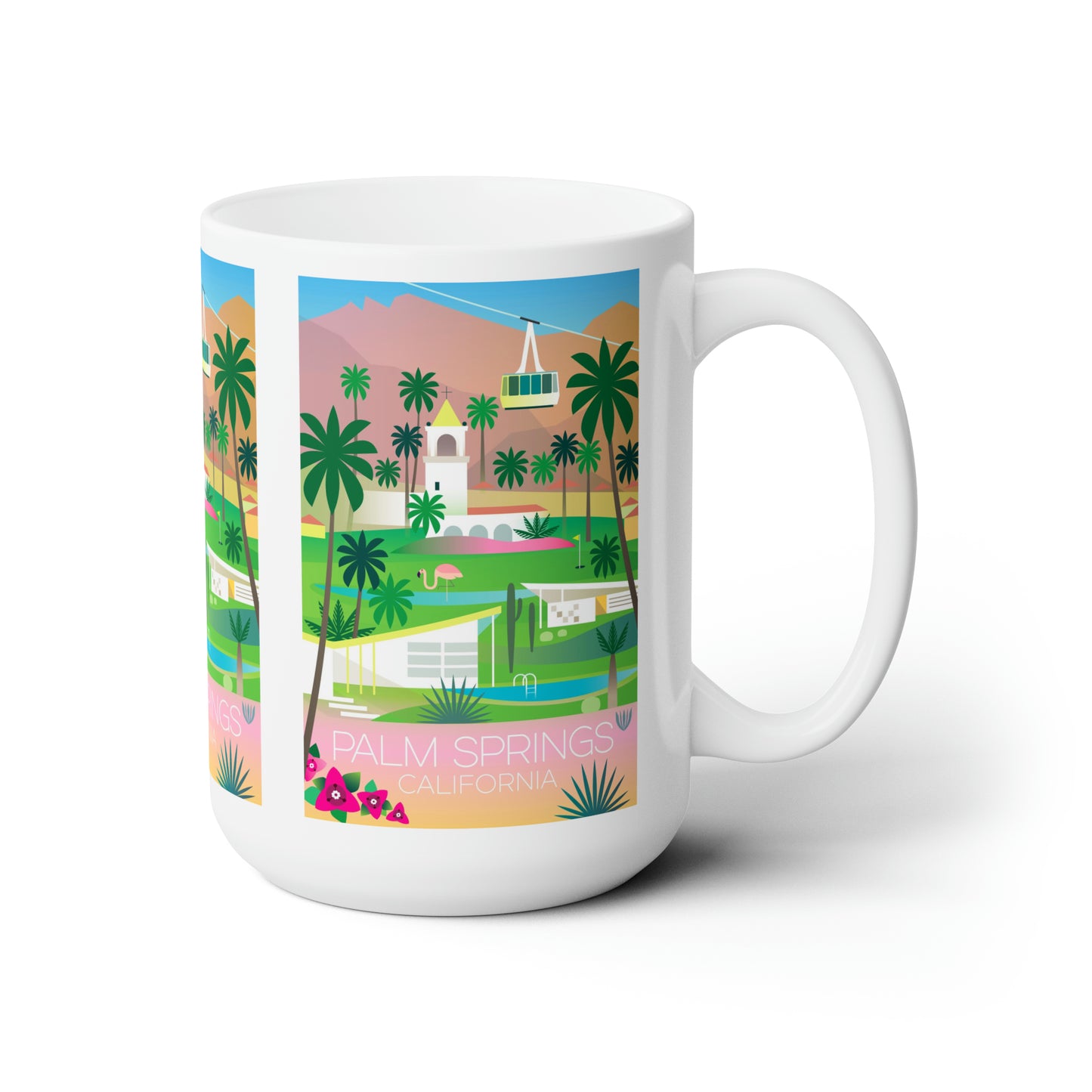 Palm Springs Ceramic Mug 11oz or 15oz