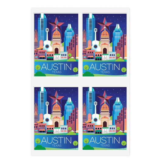 Austin Sticker Sheet
