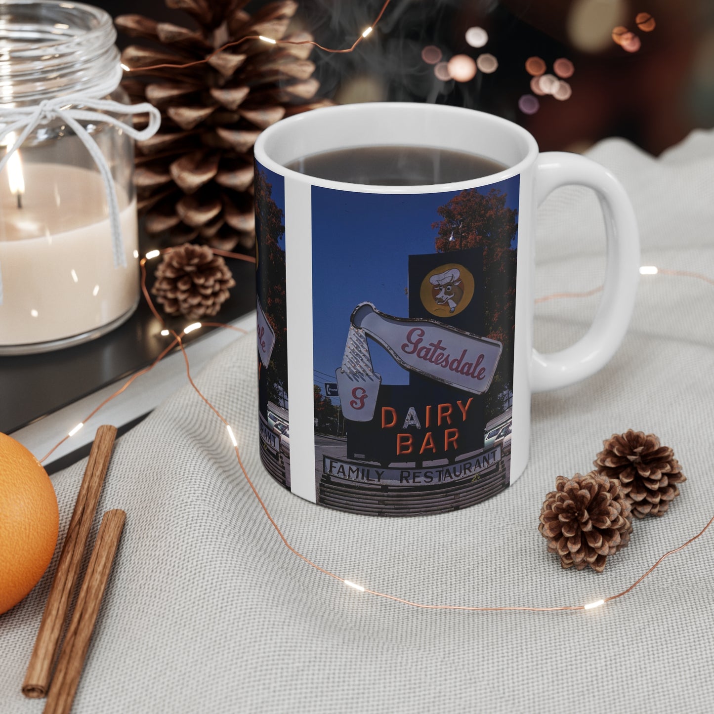 ROADSIDE MUGS - Gatesdale Dairy Bar Ceramic Mug 11oz