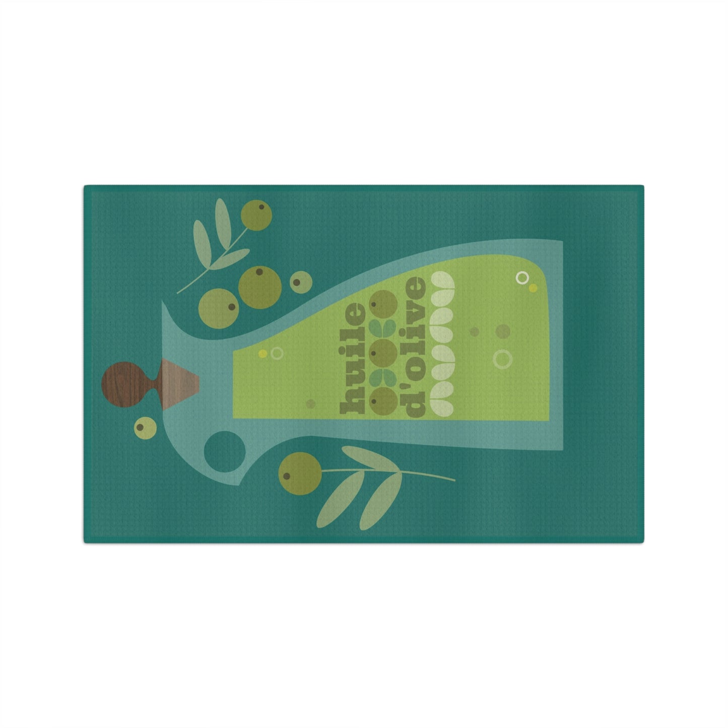 Olive Oil Pitcher Microfiber Tea Towel