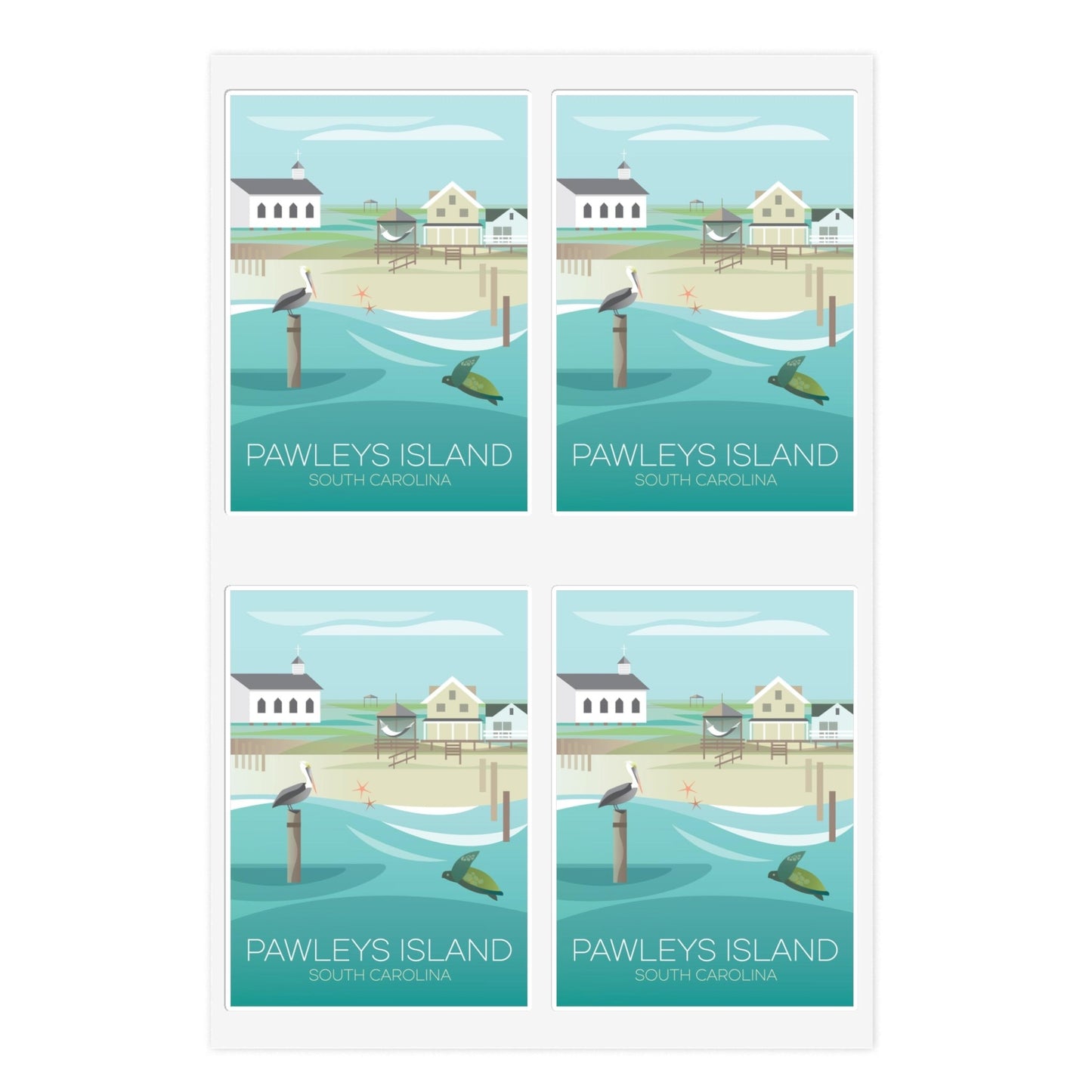 Pawleys Island Sticker Sheet