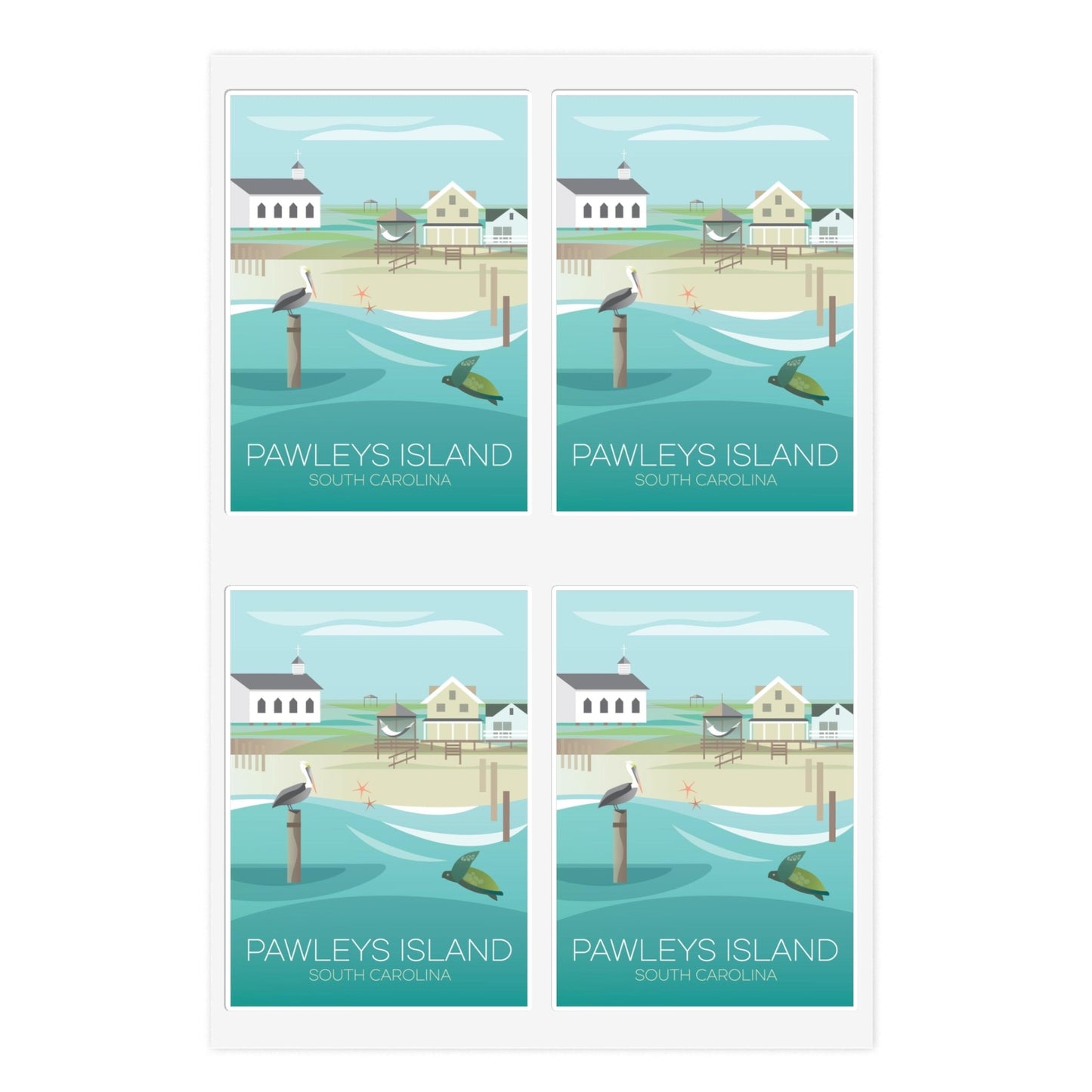 Pawleys Island Sticker Sheet