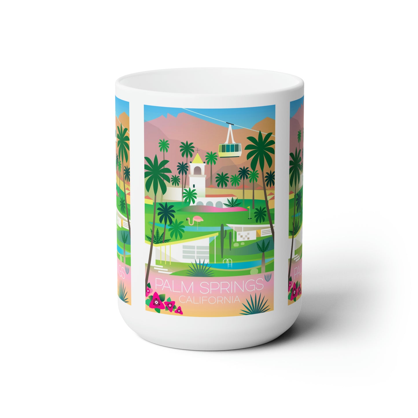 Palm Springs Ceramic Mug 11oz or 15oz