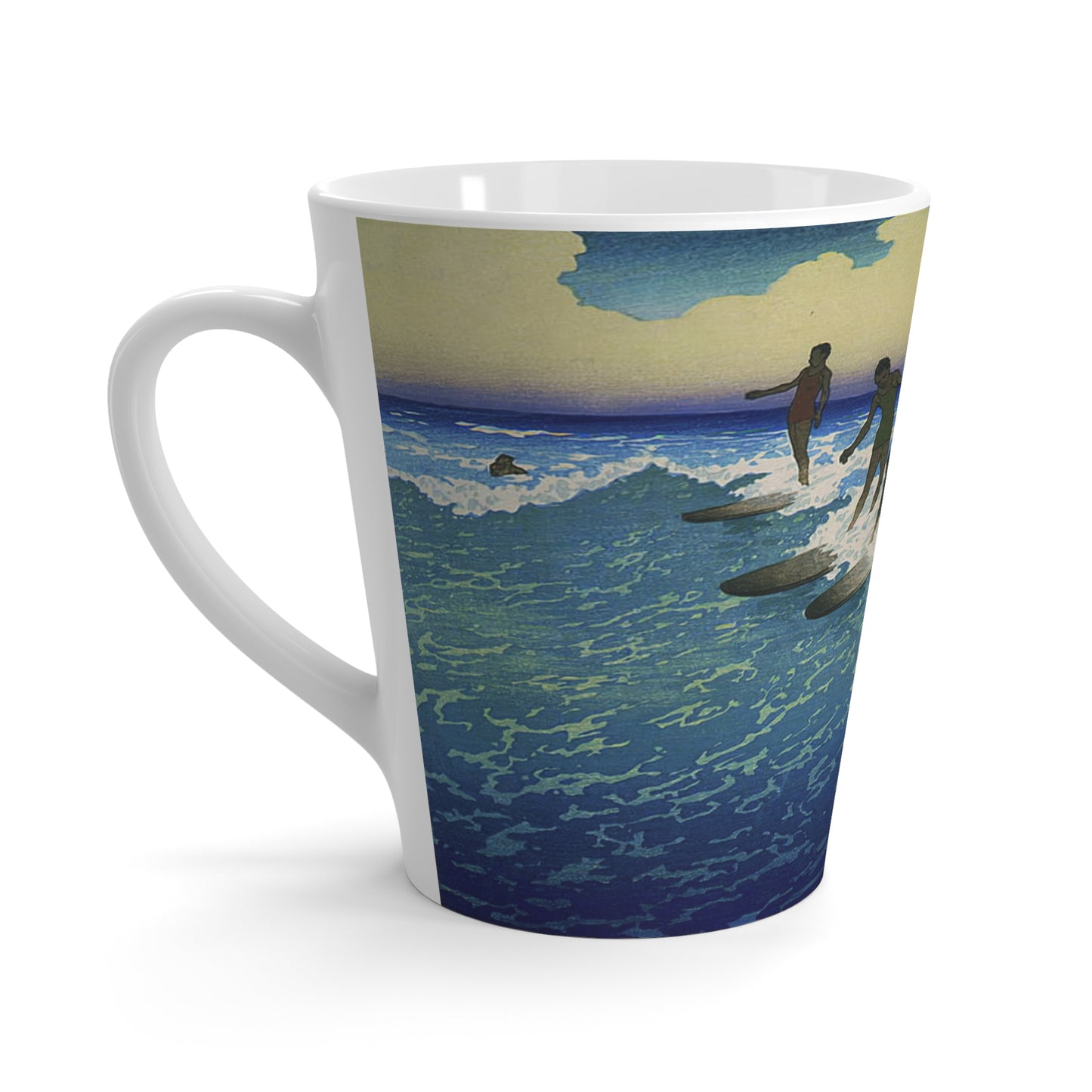 Vintage Surfers Latte Mug