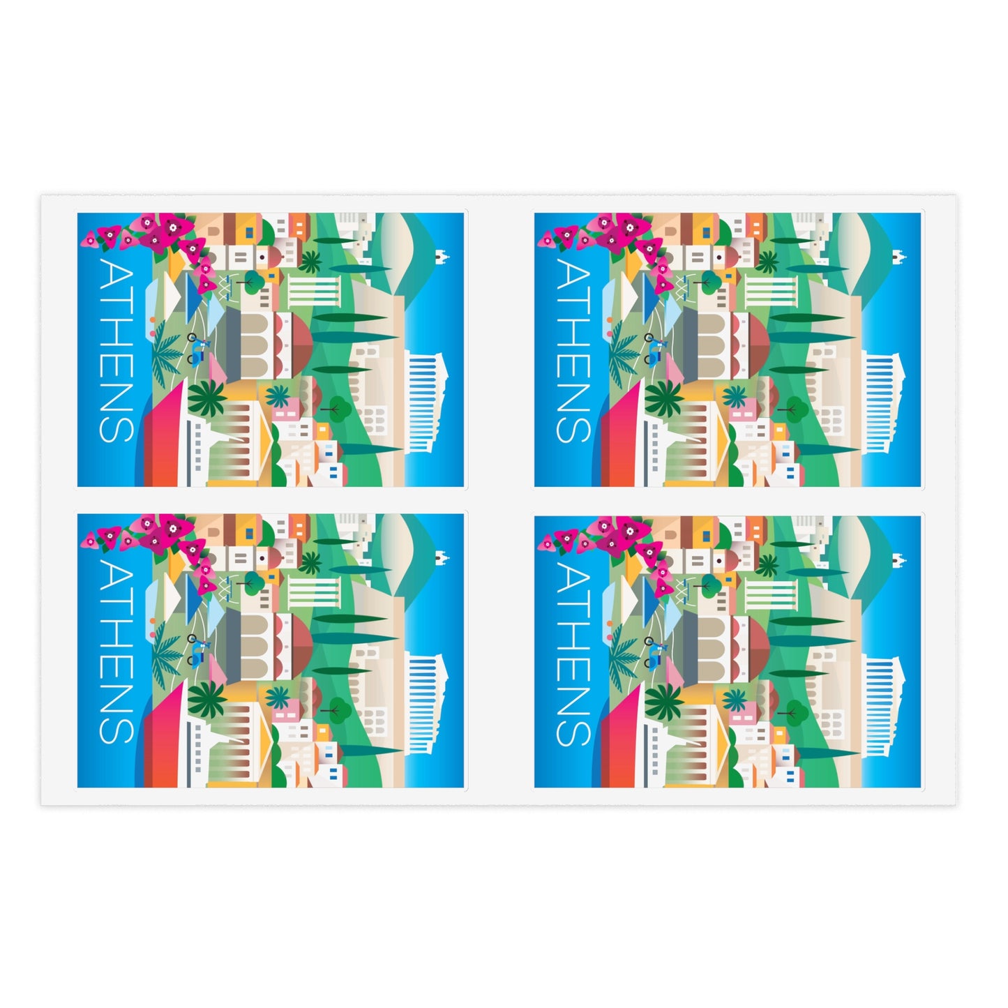 Athens Sticker Sheet