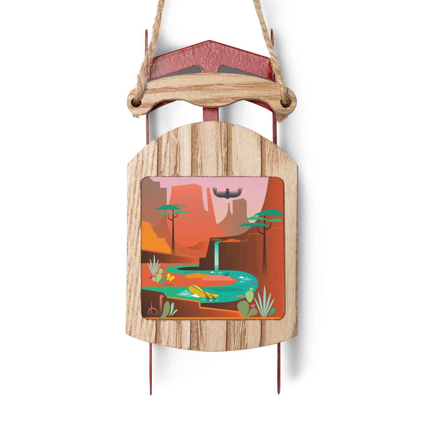 Grand Canyon Sled Ornament