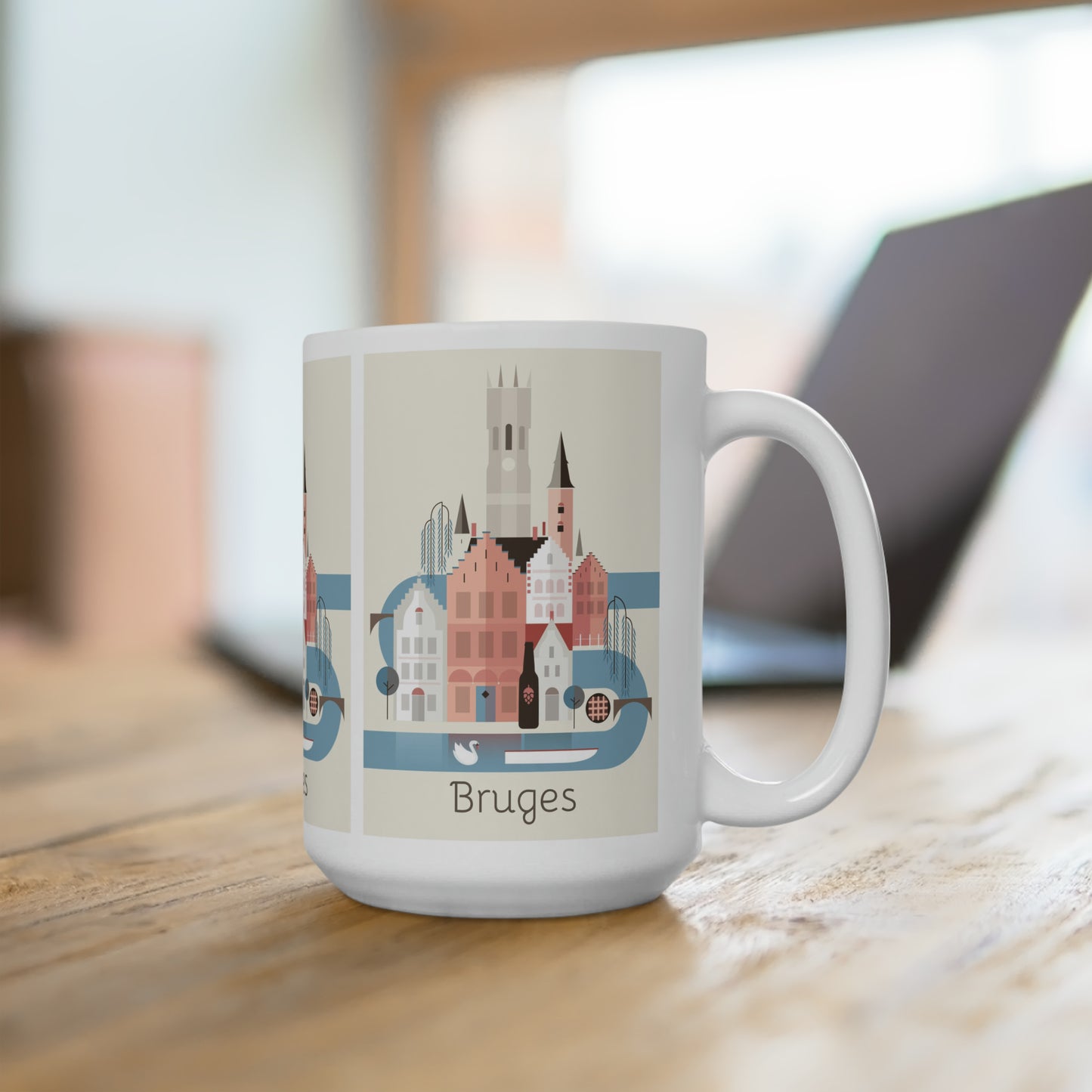 Bruges Ceramic Mug 11oz or 15oz