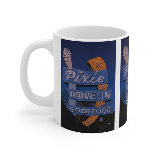 ROADSIDE MUGS - Pixie Drive-In Ceramic Mug 11oz