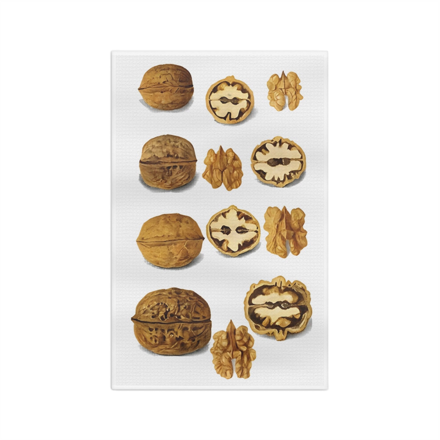 Walnut Vintage Botanical Microfiber Tea Towel