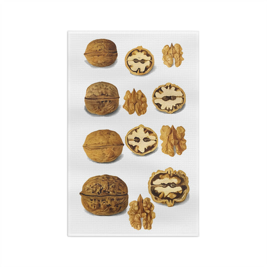 Walnut Vintage Botanical Microfiber Tea Towel