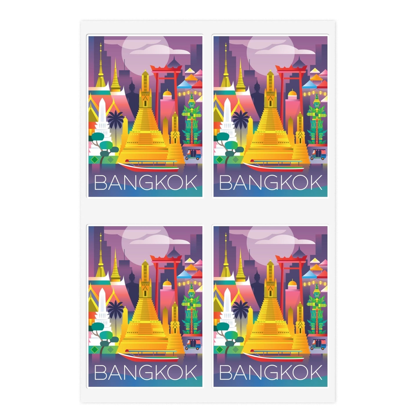 Bangkok Sticker Sheet