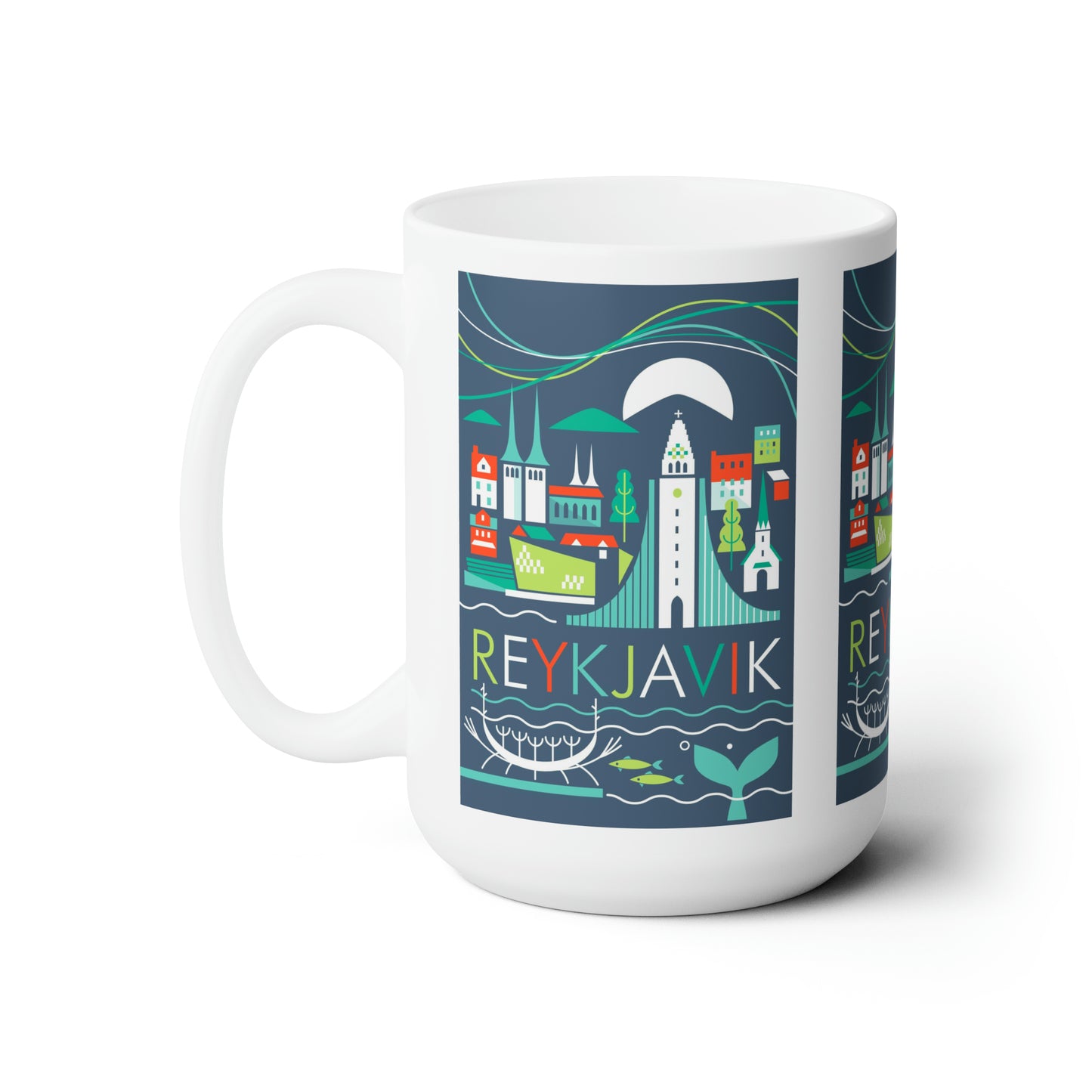 Reykjavik Ceramic Mug 11oz or 15oz