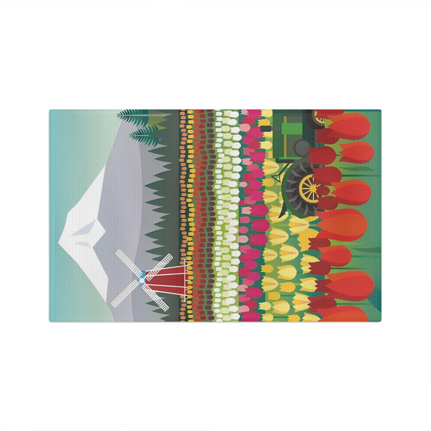 Tulip Mania Microfiber Tea Towel