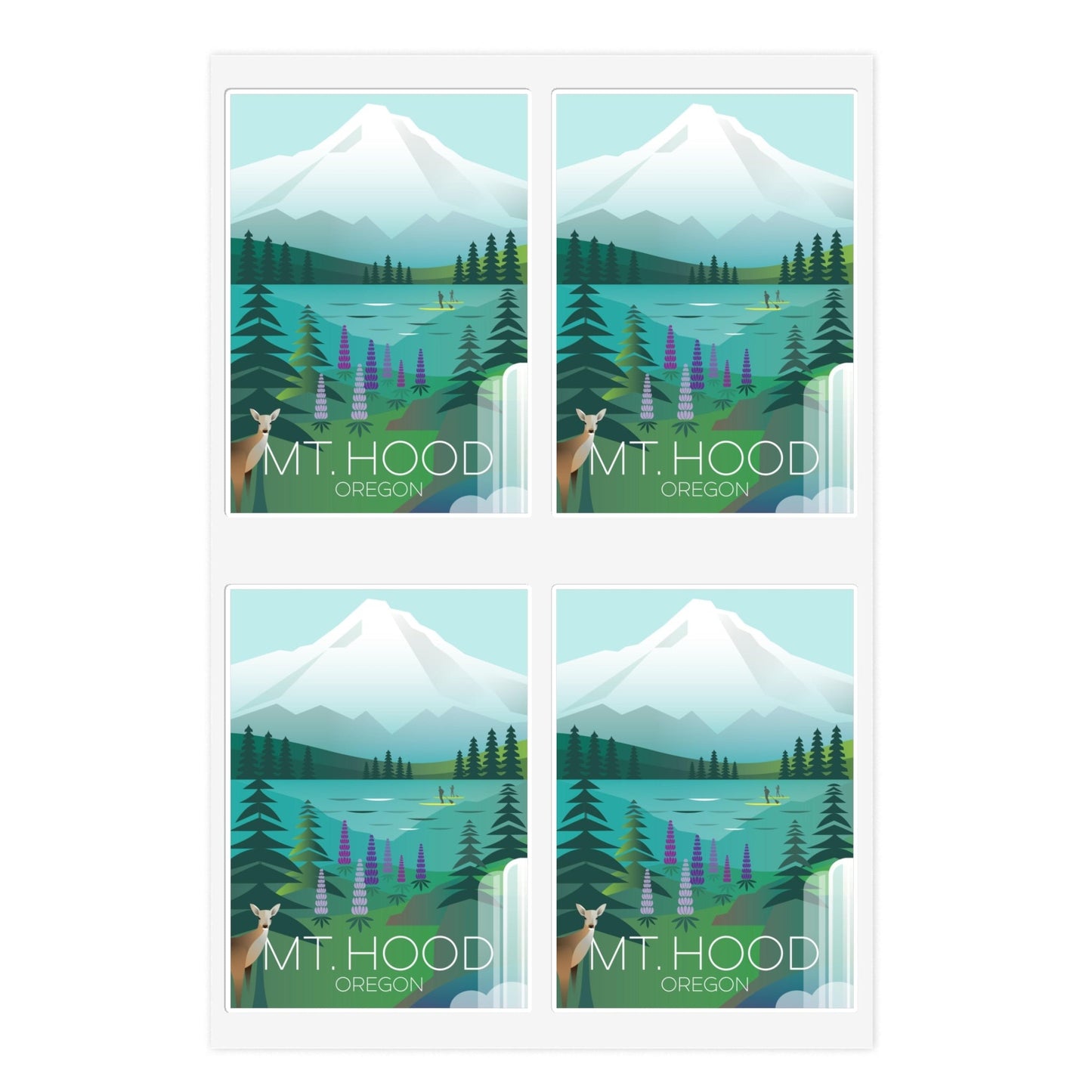Mount Hood Sticker Sheet