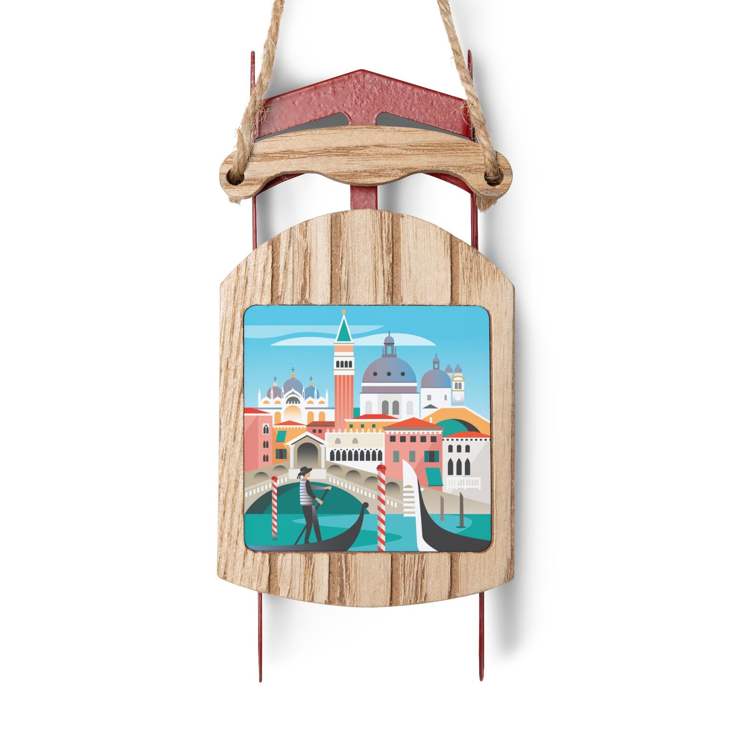 Venice Sled Ornament