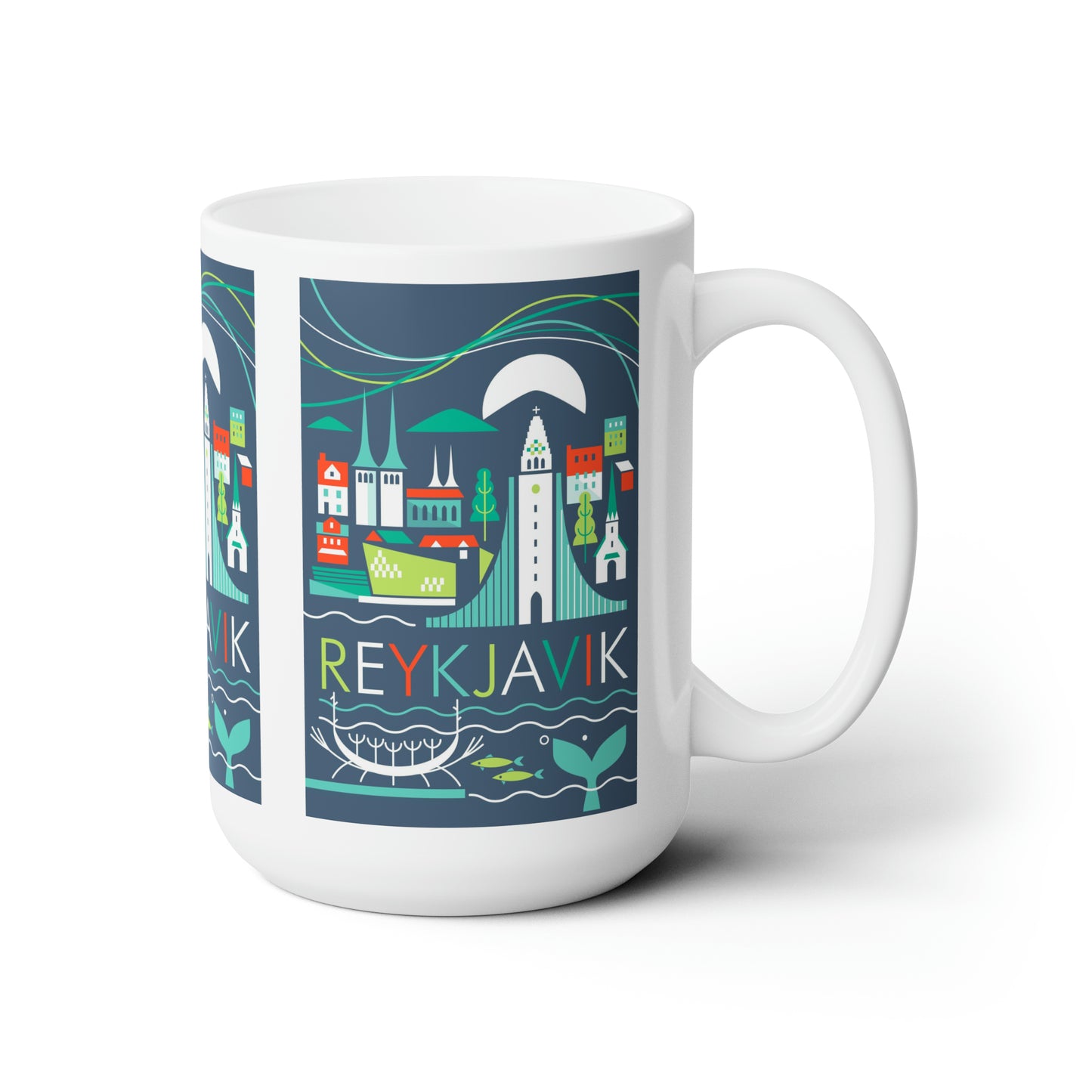 Reykjavik Ceramic Mug 11oz or 15oz