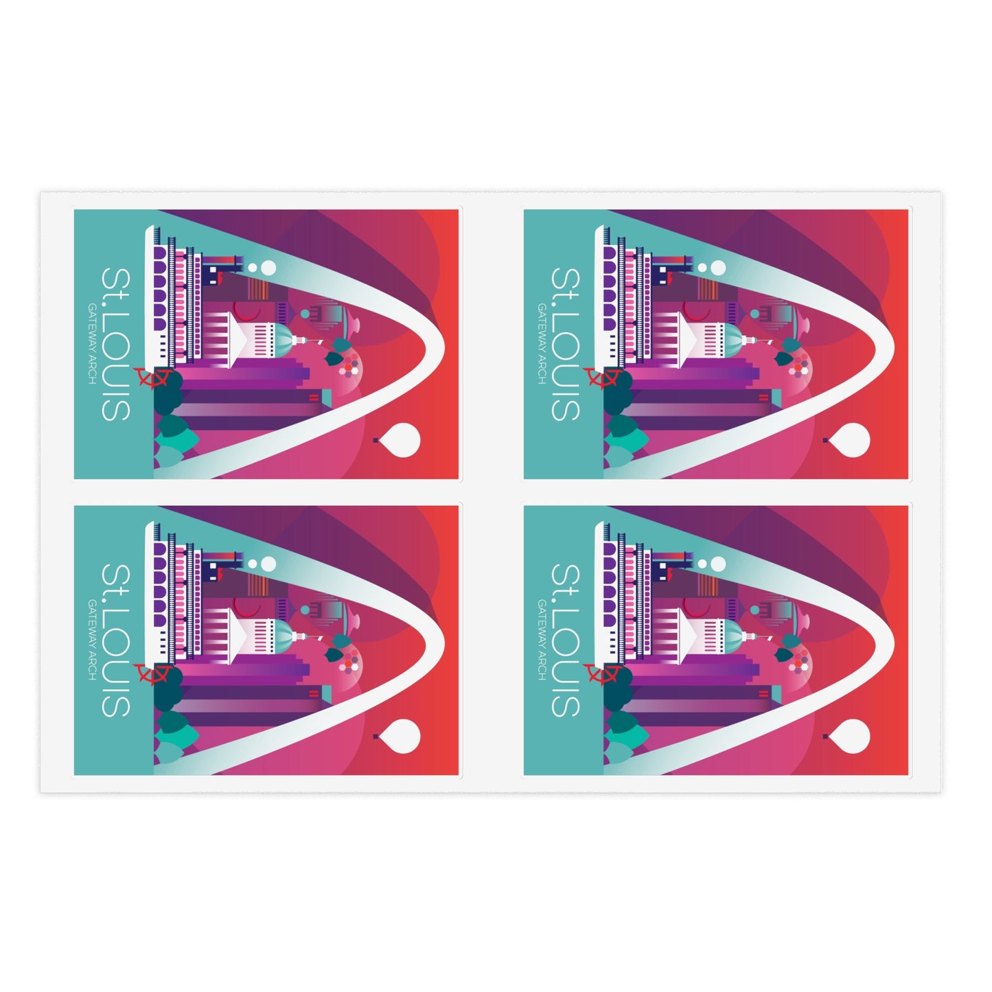 St. Louis Sticker Sheet